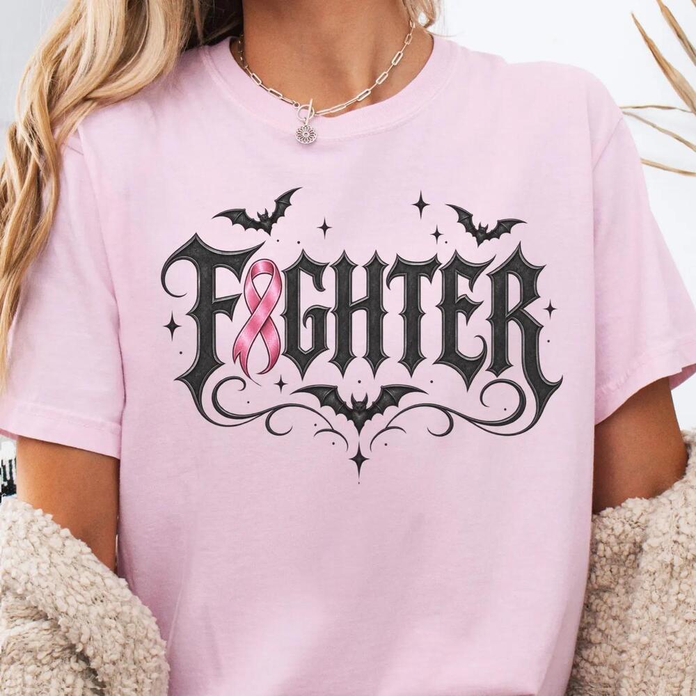 Fighter Shirt, Gothic Ribbon Halloween Tee